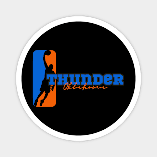 okc thunder basketball Magnet